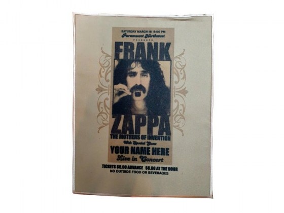 Parche Espaldera Frank Zappa